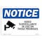 Signmission Sign, 7" H, 10" W, Rigid Plastic, NOTICE Video Surveillance In Use On These Premises Sign, Landscape OS-NS-P-710-L-16813 - alternate 1